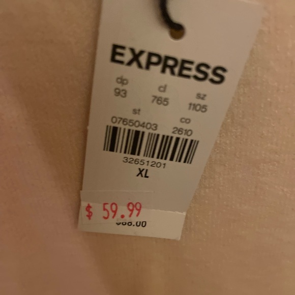 Long, cream knit skirt. - Picture 3 of 4